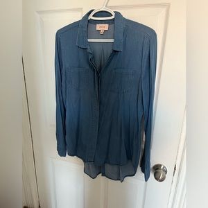 Jean button down